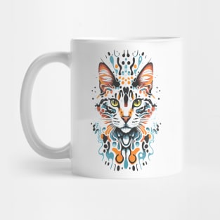 Cute Cat Illusion Design, Funny Cat Lover Gift Idea Mug